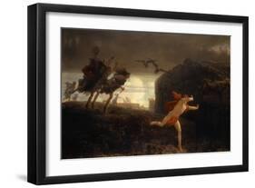 Pentheus Pursued by the Maenads, 1864-Charles Gleyre-Framed Giclee Print