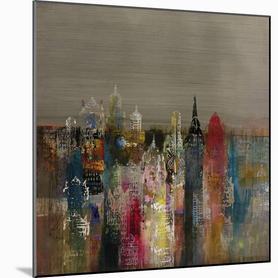 Penthouse View II-Douglas-Mounted Art Print