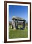 Pentre Ifan Burial Chamber, Preseli Hills, Pembrokeshire, Wales, United Kingdom, Europe-Billy Stock-Framed Photographic Print