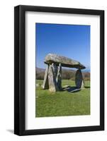 Pentre Ifan Burial Chamber, Preseli Hills, Pembrokeshire, Wales, United Kingdom, Europe-Billy Stock-Framed Photographic Print