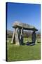 Pentre Ifan Burial Chamber, Preseli Hills, Pembrokeshire, Wales, United Kingdom, Europe-Billy Stock-Stretched Canvas