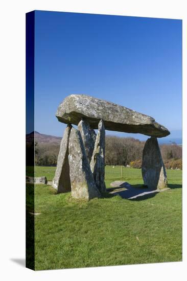 Pentre Ifan Burial Chamber, Preseli Hills, Pembrokeshire, Wales, United Kingdom, Europe-Billy Stock-Stretched Canvas