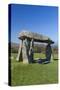 Pentre Ifan Burial Chamber, Preseli Hills, Pembrokeshire, Wales, United Kingdom, Europe-Billy Stock-Stretched Canvas