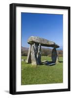 Pentre Ifan Burial Chamber, Preseli Hills, Pembrokeshire, Wales, United Kingdom, Europe-Billy Stock-Framed Photographic Print