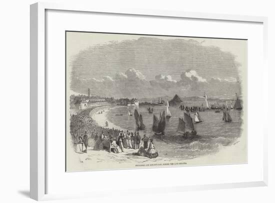 Penzance and Mount's Bay, During the Late Regatta-null-Framed Giclee Print