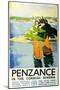 Penzance in the Cornish Riviera, c.1935-Frank Sherwin-Mounted Giclee Print