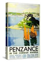Penzance in the Cornish Riviera, c.1935-Frank Sherwin-Stretched Canvas