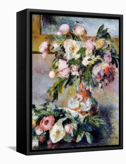Peonies, 1878-Pierre-Auguste Renoir-Framed Stretched Canvas