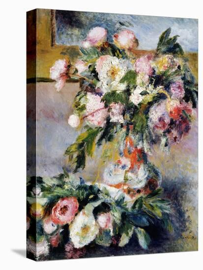 Peonies, 1878-Pierre-Auguste Renoir-Stretched Canvas