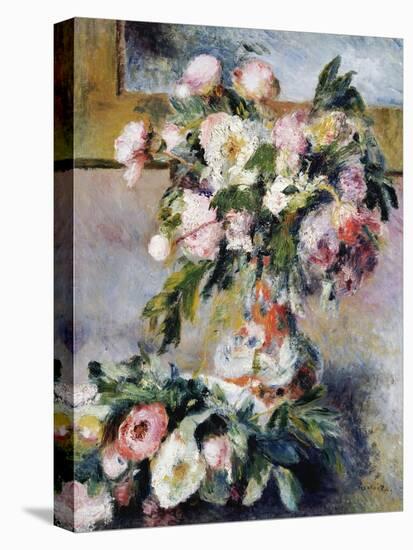 Peonies, 1878-Pierre-Auguste Renoir-Stretched Canvas