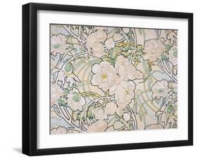 Peonies, 1897-Alphonse Mucha-Framed Giclee Print