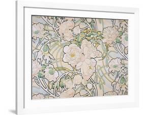 Peonies, 1897-Alphonse Mucha-Framed Giclee Print