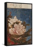 Peonies, Active Mid-14th Century-Shi Gang-Framed Stretched Canvas