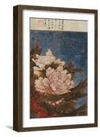 Peonies, Active Mid-14th Century-Shi Gang-Framed Giclee Print