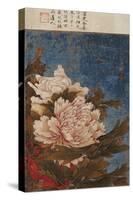 Peonies, Active Mid-14th Century-Shi Gang-Stretched Canvas