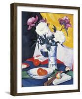 Peonies and Fruit-Samuel John Peploe-Framed Art Print