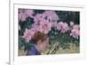 Peonies and head of a Woman-John Peter Russell-Framed Giclee Print