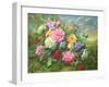 Peonies and Hydrangea-Albert Williams-Framed Giclee Print