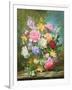 Peonies and Mixed Flowers-Albert Williams-Framed Giclee Print