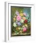 Peonies and Mixed Flowers-Albert Williams-Framed Giclee Print