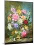 Peonies and Mixed Flowers-Albert Williams-Mounted Giclee Print