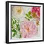 Peonies and Roses I-Cora Niele-Framed Giclee Print