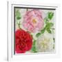 Peonies and Roses III-Cora Niele-Framed Giclee Print