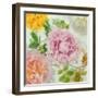 Peonies and Roses IV-Cora Niele-Framed Giclee Print