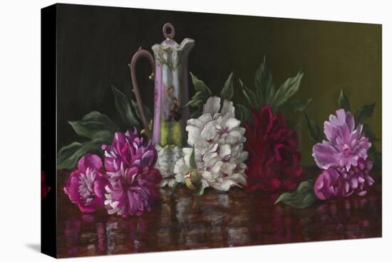 Peonies and Tea-Christopher Pierce-Stretched Canvas