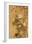 Peonies, Birds and Magnolia Tree, Hanging Scroll, Qing Dynasty-Shen Quan-Framed Giclee Print