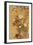 Peonies, Birds and Magnolia Tree, Hanging Scroll, Qing Dynasty-Shen Quan-Framed Giclee Print