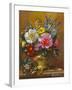 Peonies, Bluebells and Primulas-Albert Williams-Framed Giclee Print