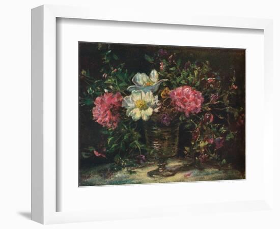 'Peonies', c1919-Mark Fisher-Framed Giclee Print