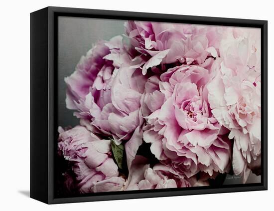 Peonies Galore II-Elizabeth Urquhart-Framed Stretched Canvas