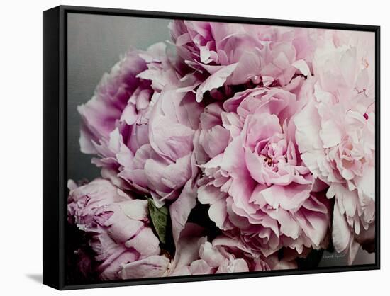 Peonies Galore II-Elizabeth Urquhart-Framed Stretched Canvas