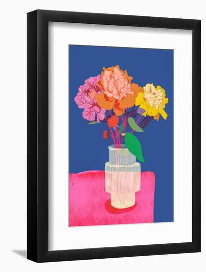 Peonies II-Gigi Rosado-Framed Photographic Print