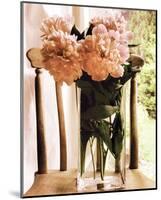 Peonies in a Glass Vase-Richard Sutton-Mounted Art Print