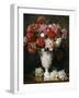 Peonies in a Vase on a Table-Gabriel Schachinger-Framed Giclee Print