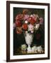 Peonies in a Vase on a Table-Gabriel Schachinger-Framed Giclee Print
