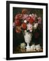 Peonies in a Vase on a Table-Gabriel Schachinger-Framed Giclee Print