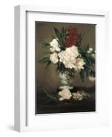 Peonies in a Vase-Edouard Manet-Framed Art Print