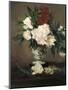 Peonies in a Vase-Edouard Manet-Mounted Art Print