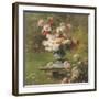 Peonies in a Wild Garden (detail)-Louis-Marie Lemaire-Framed Giclee Print