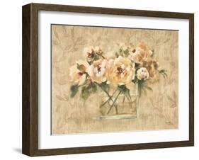 Peonies in Glass-Cheri Blum-Framed Art Print