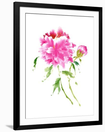 Peonies in Pink I-Nan Rae-Framed Art Print