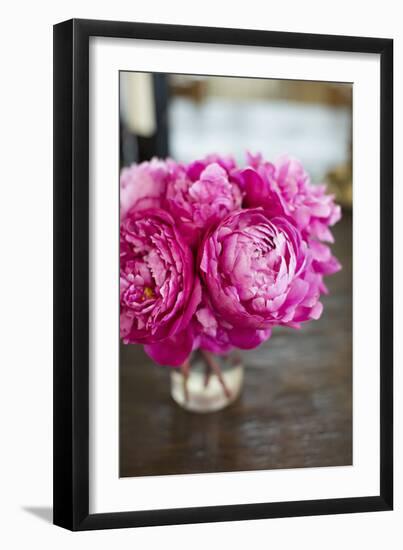 Peonies in Vase-Karyn Millet-Framed Photographic Print