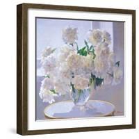 Peonies, Morning Light-Valeriy Chuikov-Framed Giclee Print