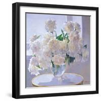 Peonies, Morning Light-Valeriy Chuikov-Framed Giclee Print