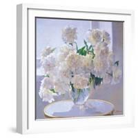 Peonies, Morning Light-Valeriy Chuikov-Framed Giclee Print