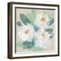 Peonies on Cream II-Chris Paschke-Framed Art Print